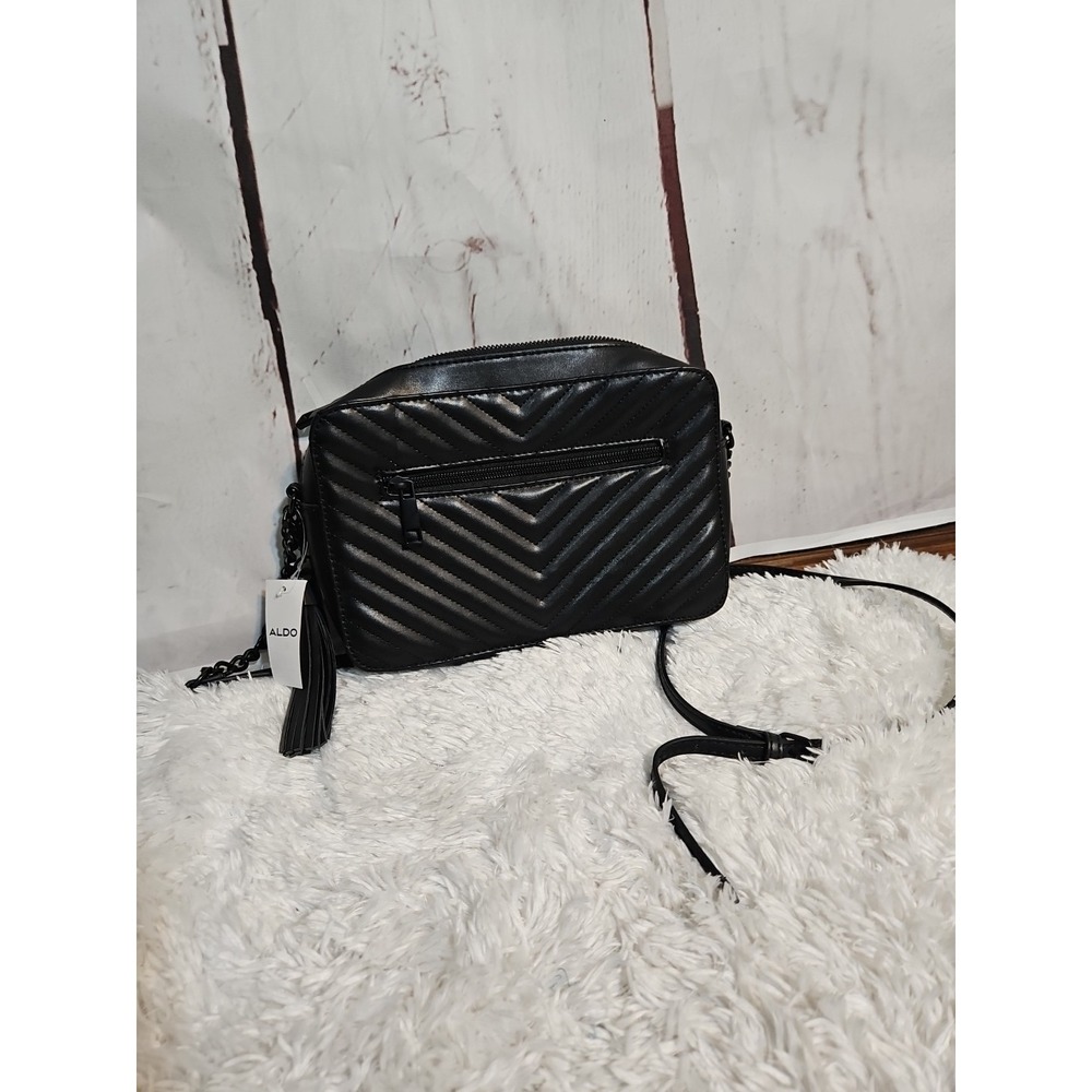 ALDO Andressera cross body bag in black‎  faux leather NWT
